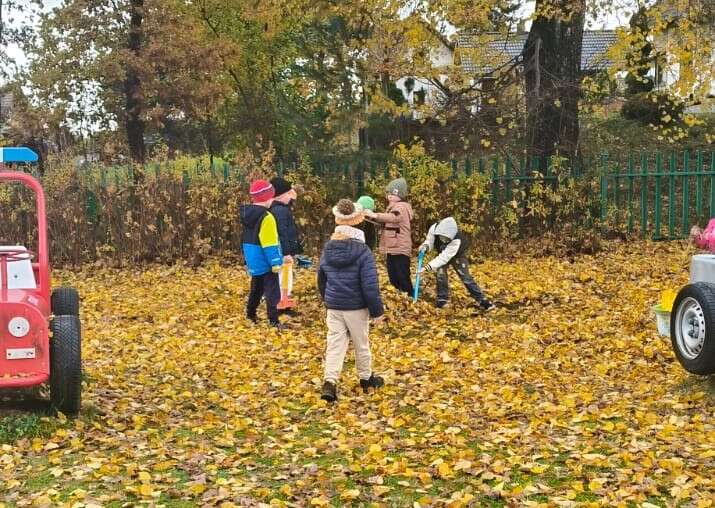 Jesienne dekoracje naszych zerówkowiczów
