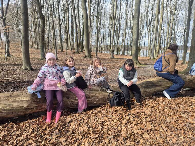 Wycieczka do lasu i nad jezioro lobeliowe Jeleń – w poszukiwaniu wiosny