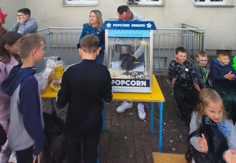 Maszyna do popcornu w naszej szkole