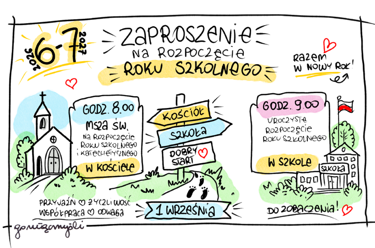 Zapraszamy na rozpoczęcie roku szkolnego