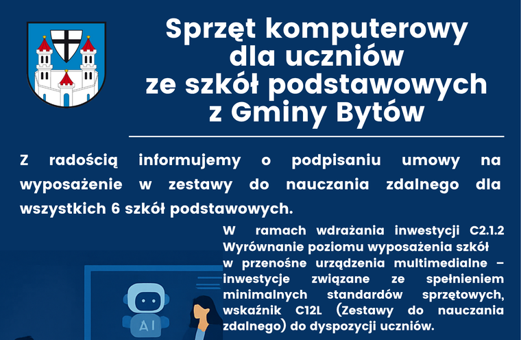 Wyposażenie w sprzęt do nauki zdalnej